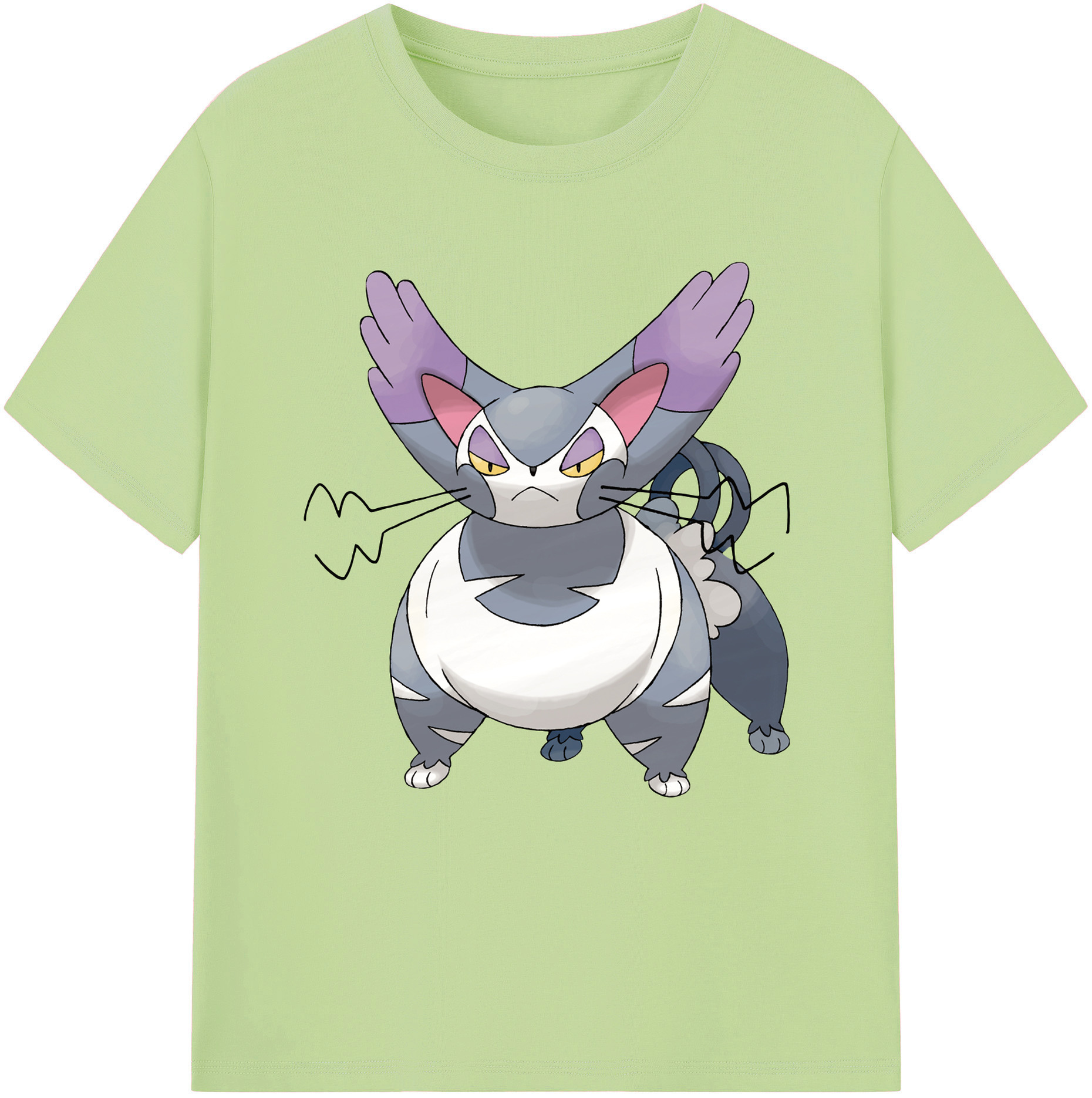 （画像用） ポケットモンスター Pokémon 綿100％半袖Tシャツ（フロントプリント）